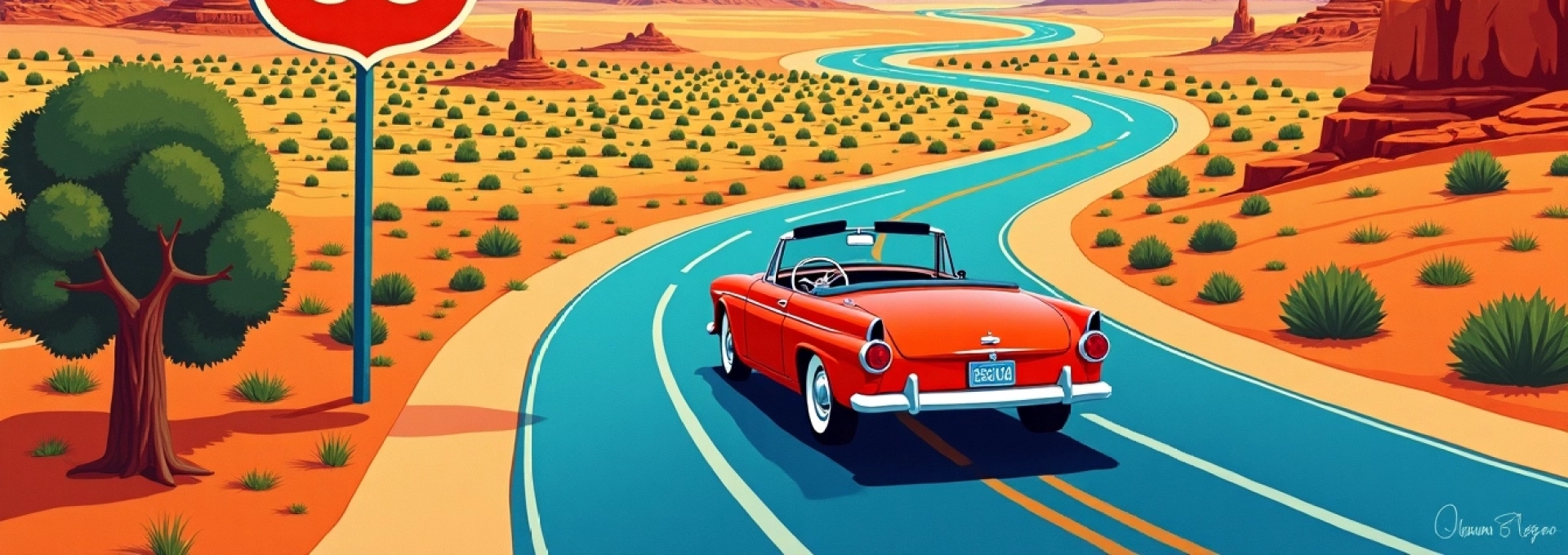 Viaggio on the road negli Stati Uniti